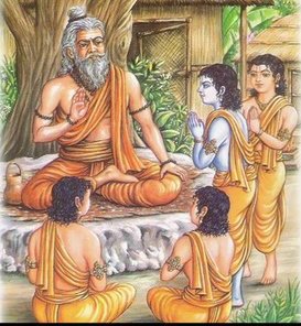 ज्ञान का एक धागा - गुरु और विद्यार्थी