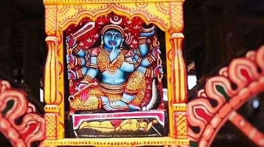 ସୁଭଦ୍ରାଙ୍କ ରଥରେ ଚାମୁଣ୍ଡା 